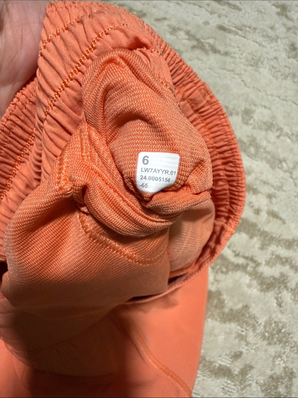 lululemon athletica Coral Running Shorts high rise, 2.5in seam - Picture 3 of 5